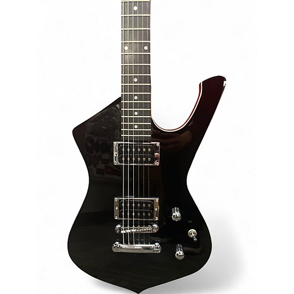 Used Ibanez Iceman ICX120 Black Solid Body Electric Guitar