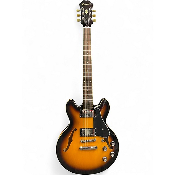Used Epiphone ES339 Vintage Sunburst Hollow Body Electric Guitar