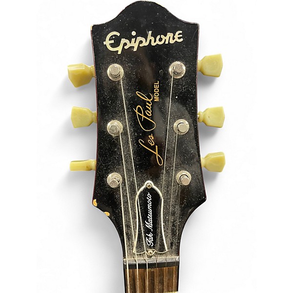 Vintage 2000 Epiphone Elitist Tak Matsumoto LP Std   Takburst Finish Solid Body Electric Guitar