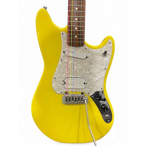 Used Fender CYCLONE Yellow Solid Body Electric Guitar