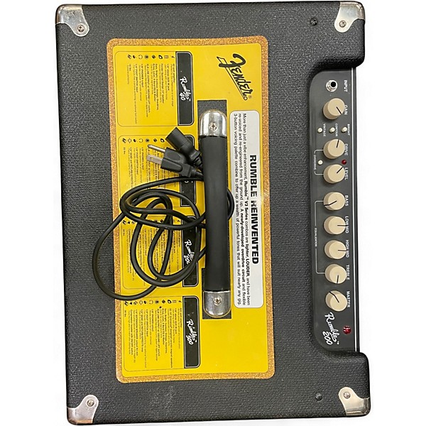 Used Fender Rumble V3 200W 1x15 Bass Combo Amp