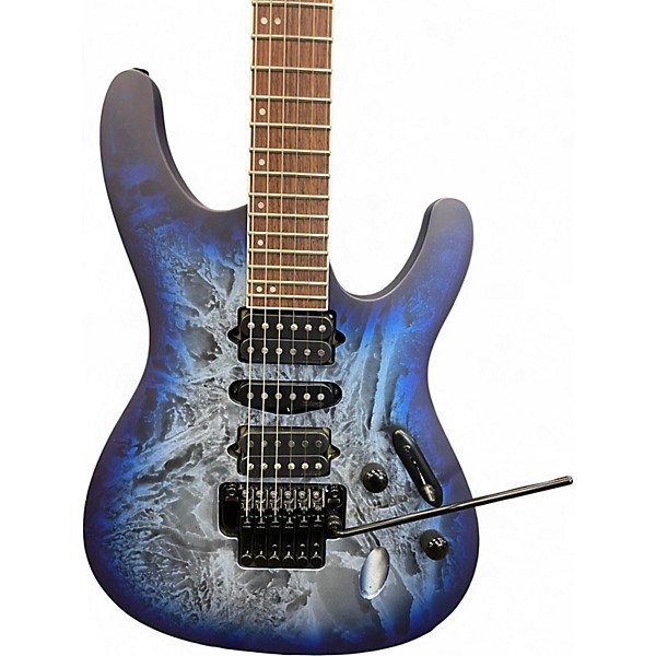 Used Ibanez S770P S Series COSMIC BLUE FROZEN MATTE Solid Body Electric Guitar