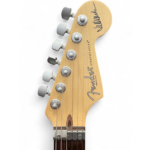 Used Fender Artist Series Jeff Beck Stratocaster White Solid Body Electric Guitar