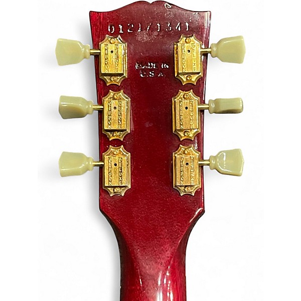 Used 2000s Gibson Les Paul Studio Maroon Solid Body Electric Guitar