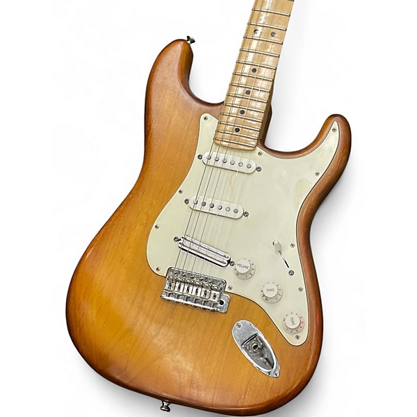 Used Fender Standard FSR Stratocaster Natural Solid Body Electric Guitar