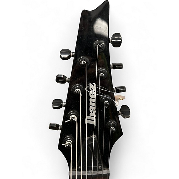 Used Ibanez RG8 8 String Black Solid Body Electric Guitar