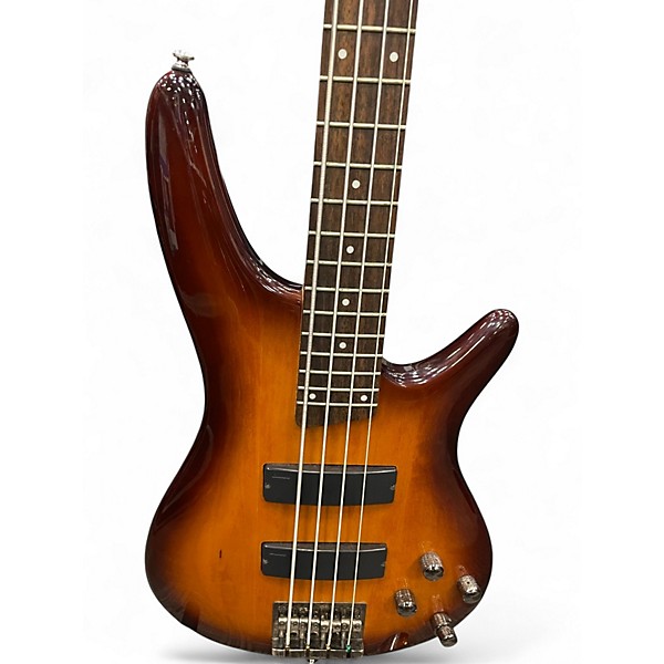 Used Ibanez SR370 Orange Burst Electric Bass Guitar
