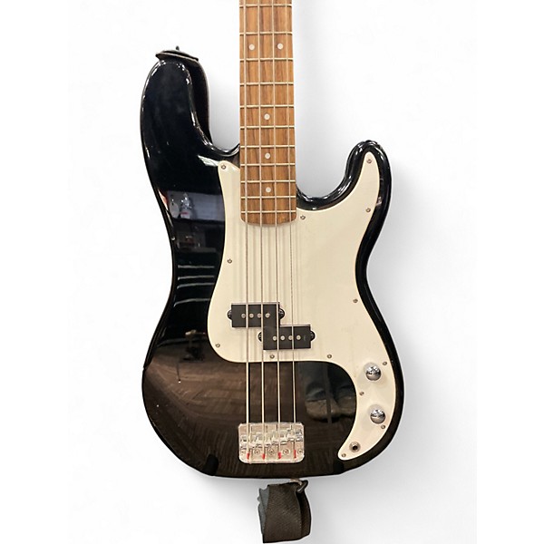 Used Squier P BASS BLACK Electric Bass Guitar