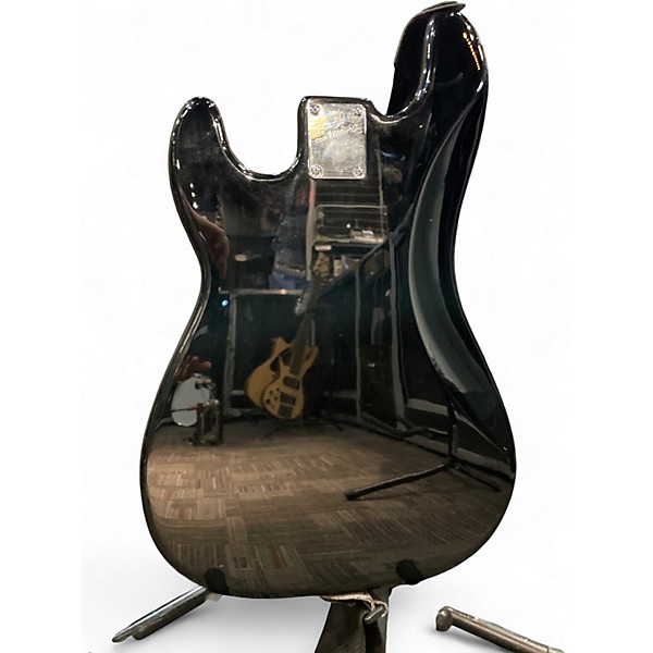 Used Squier P BASS BLACK Electric Bass Guitar