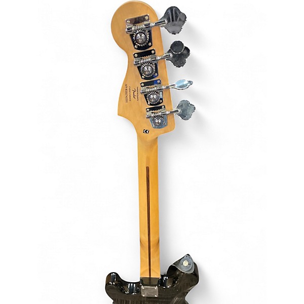 Used Squier P BASS BLACK Electric Bass Guitar