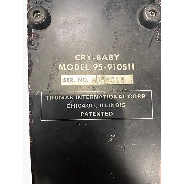 Vintage 1977 Thomas Organ Company Cry Baby Effect Pedal
