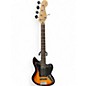 Used Squier Vintage Modified Jaguar Bass V 5 String 3 Color Sunburst Electric Bass Guitar thumbnail