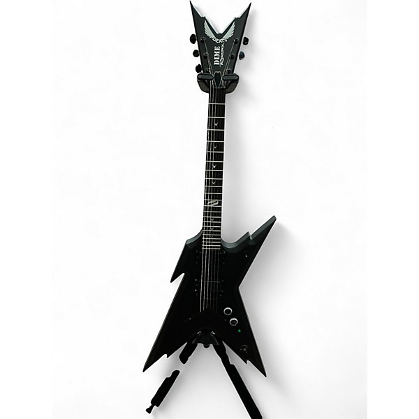 Used Dean Razorback Satin Black Solid Body Electric Guitar