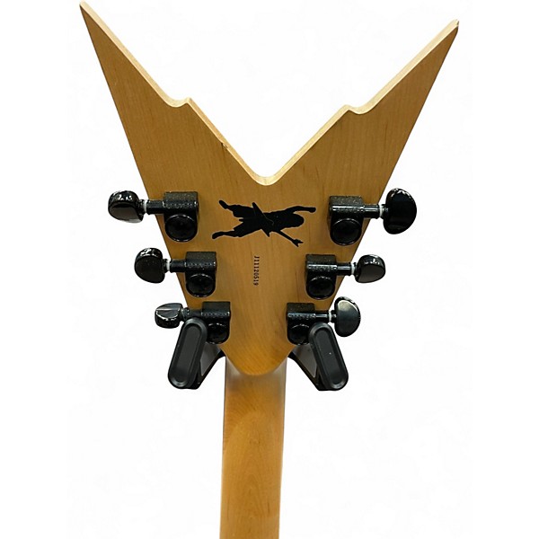 Used Dean Razorback Satin Black Solid Body Electric Guitar