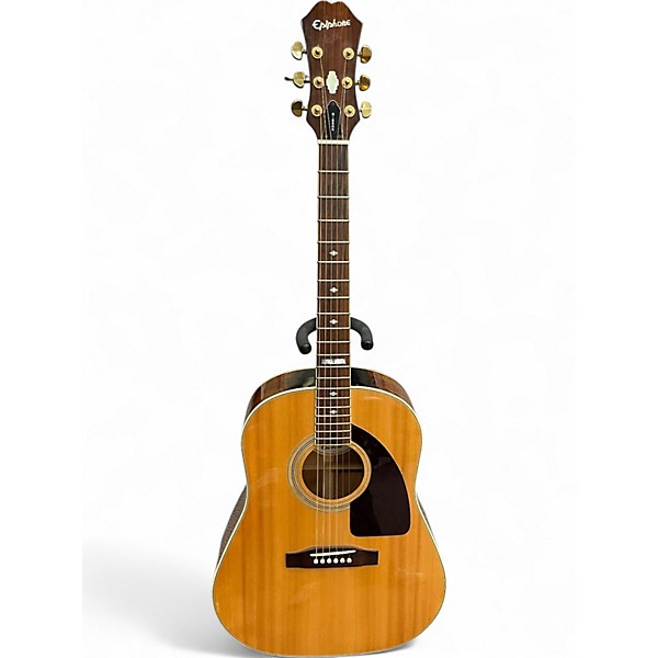 Used 2000s Epiphone AJ-18s NA Natural Acoustic Guitar