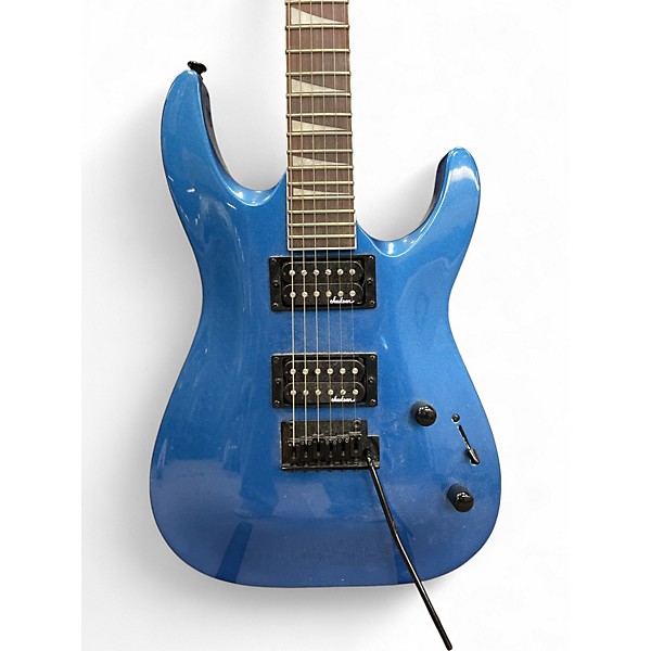 Used Jackson JS22 Dinky Metallic Blue Solid Body Electric Guitar
