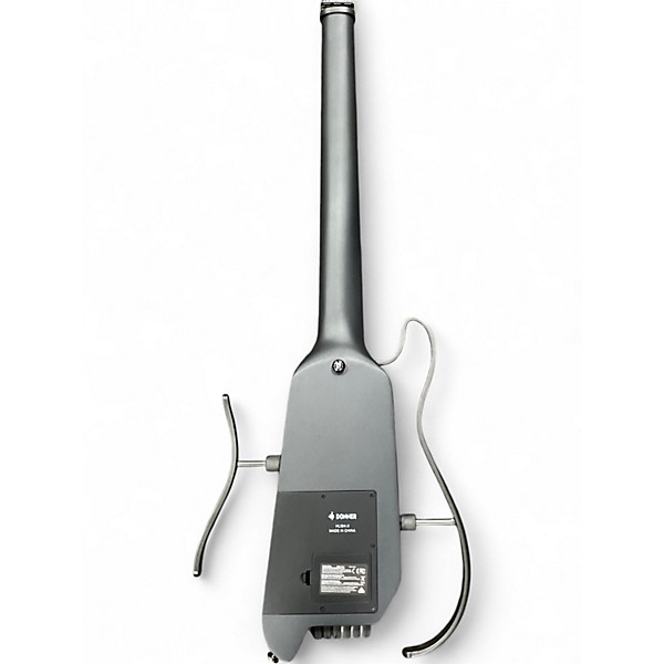 Used Donner HUSH GUITAR Black Electric Guitar