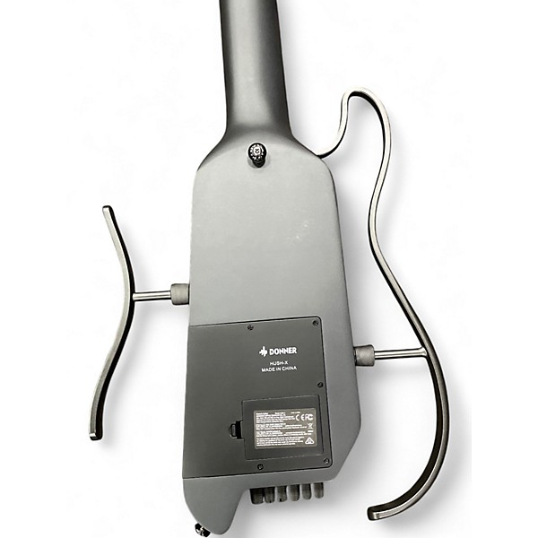 Used Donner HUSH GUITAR Black Electric Guitar