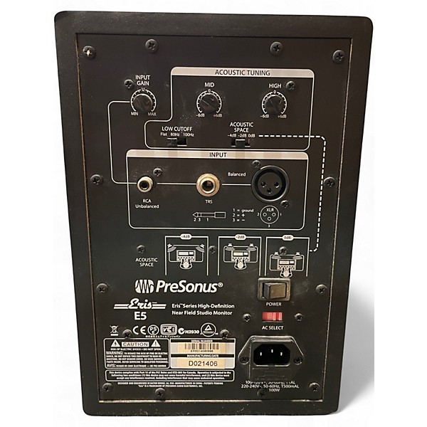 Used PreSonus Eris E5 Powered Monitor