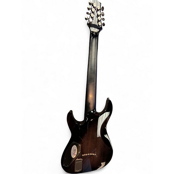 Used Schecter Guitar Research Hellraiser Hybrid C-8 8-String Trans Black Solid Body Electric Guitar