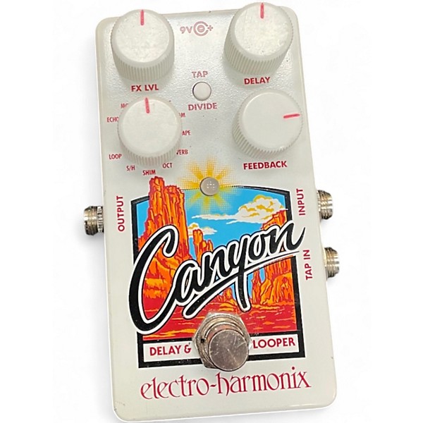 Used Electro-Harmonix Canyon Delay and Looper Effect Pedal