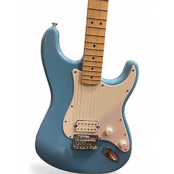 Used Squier stratocaster ht Blue Solid Body Electric Guitar