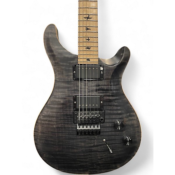 Used 2022 PRS Dustie Waring Signature CE 24 Floyd Grey Black Solid Body Electric Guitar