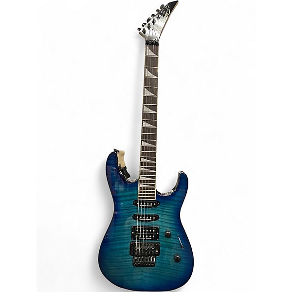 Used Jackson DK2 Dinky Blue Burst Solid Body Electric Guitar