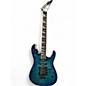 Used Jackson DK2 Dinky Blue Burst Solid Body Electric Guitar