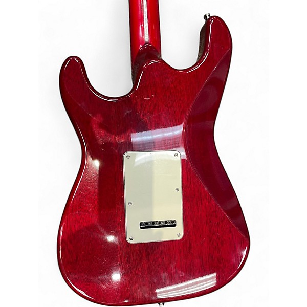 Vintage 1993 Fender Custom Deluxe Stratocaster Candy Apple Red Solid Body Electric Guitar