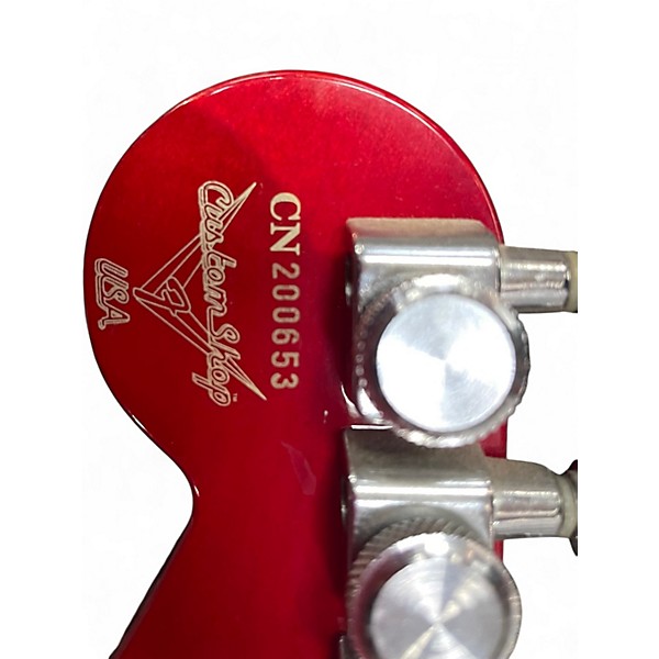 Vintage 1993 Fender Custom Deluxe Stratocaster Candy Apple Red Solid Body Electric Guitar