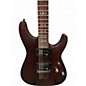 Used Schecter Guitar Research Omen 6 Satin Walnut Solid Body Electric Guitar