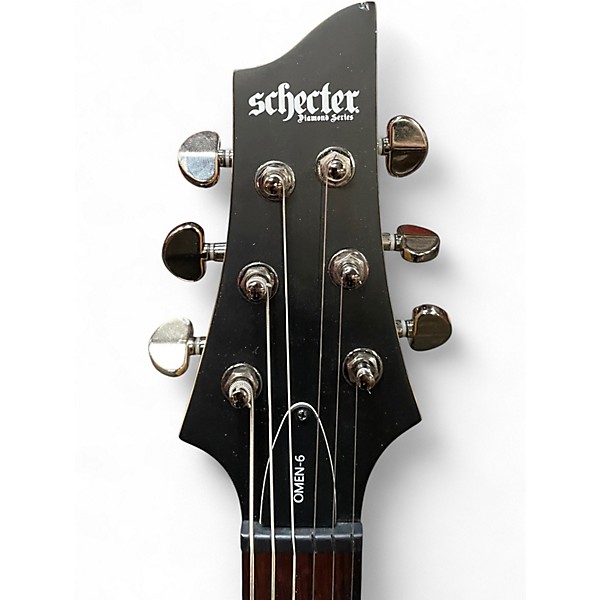 Used Schecter Guitar Research Omen 6 Satin Walnut Solid Body Electric Guitar