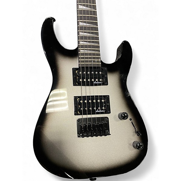Used Jackson JS series dinky minion Silverburst Solid Body Electric Guitar