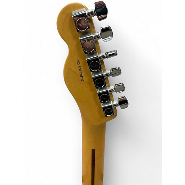 Used 2017 Fender American Professional Telecaster Black and White Solid Body Electric Guitar