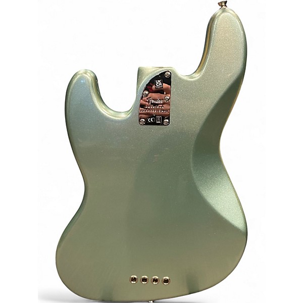 Used Fender American Professional II Jazz Bass Surf Green Electric Bass Guitar
