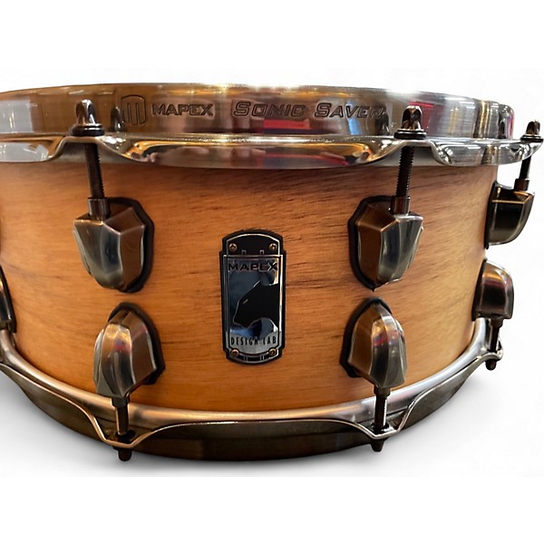 Used Mapex 5.5X14 HEARTBREAKER Worn Natural Drum