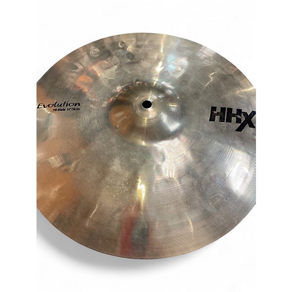 Used SABIAN 14in HHX EVOLUTION HATS Cymbal