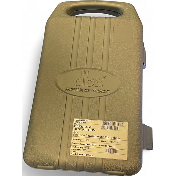 Used dbx RTA-M Dynamic Microphone