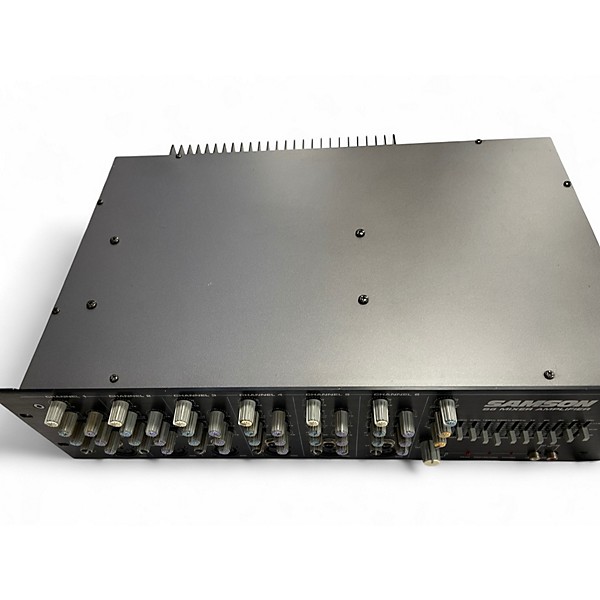 Used Samson S6 MIXER AMPLIFIER Powered Mixer