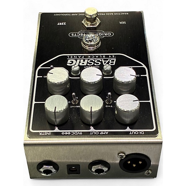 Used Origin Bassrig 64 Black Panel Bass Effect Pedal