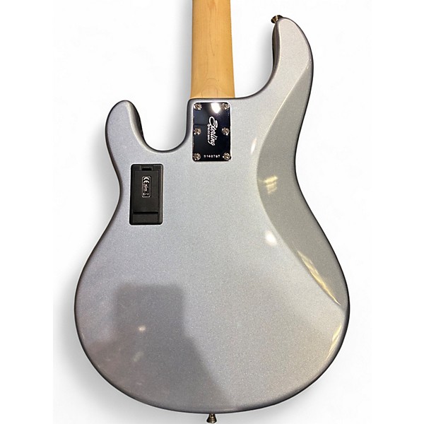 Used Sterling by Music Man Ray5 5 String Pewter Electric Bass Guitar