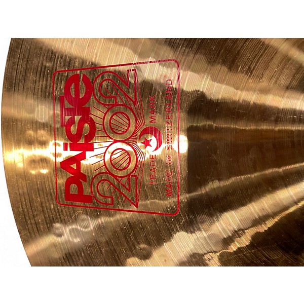Used Paiste 18in 2002 Crash Cymbal