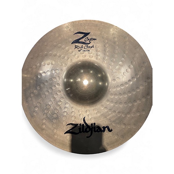 Used Zildjian 16in Z Custom Rock Crash Cymbal