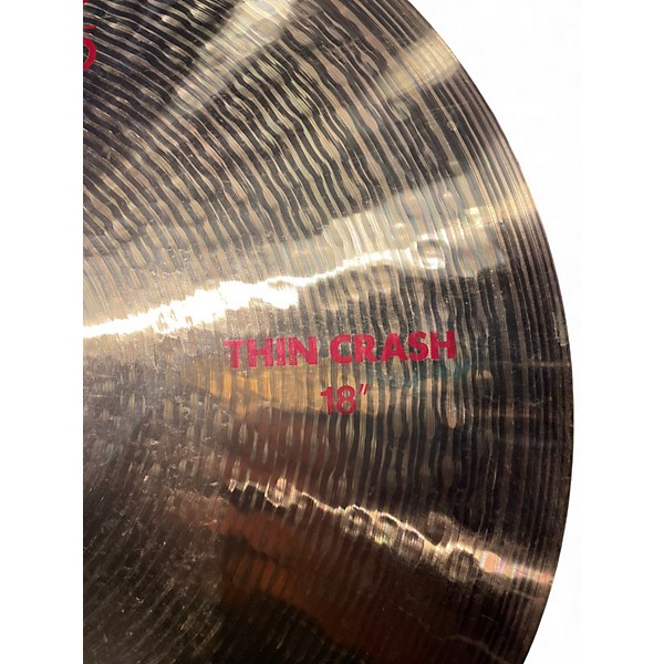 Used Paiste 18in 3000 thin crash Cymbal