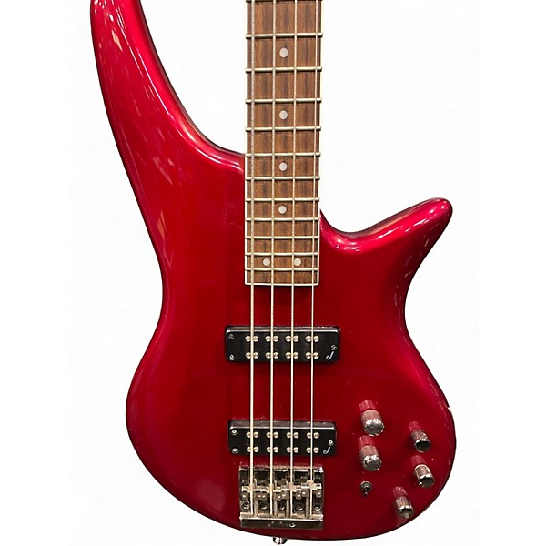 Used Jackson JS3 SPECTRA Metallic Red Electric Bass Guitar