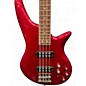 Used Jackson JS3 SPECTRA Metallic Red Electric Bass Guitar