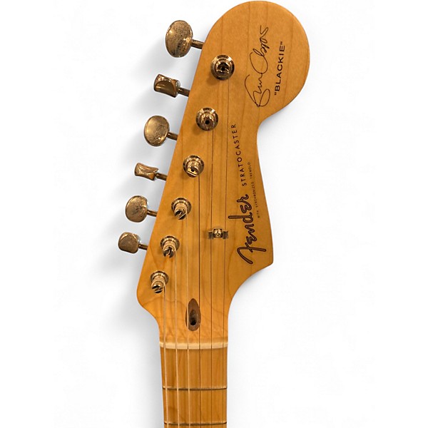 Used 2014 Fender Eric Clapton Stratocaster Black Solid Body Electric Guitar
