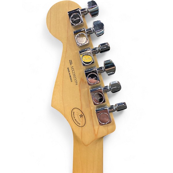 Used Fender Limited Edition Player Stratocaster Blue Burst Solid Body Electric Guitar