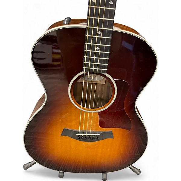 Used Taylor 214CE Deluxe Sunburst Acoustic Electric Guitar